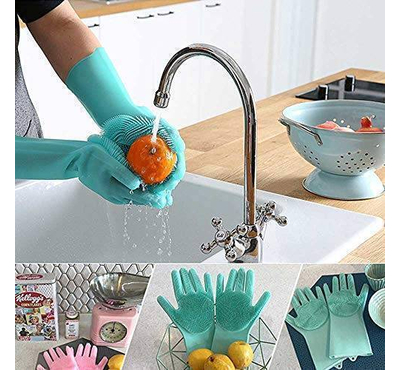 High Quality Silicone Dish Washing Hand Gloves