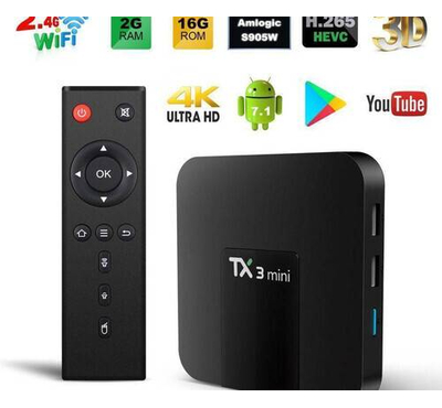 TX3 Mini TV Box Ram 2GB Rom 16GB Android Version 7.1