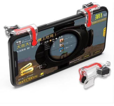 PUBG and Gamepad Screen Controllers Aiming Shooting Game Assist Force Feedback game trigger