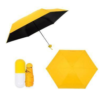 7 "Mini Folding Capsules Umbrella