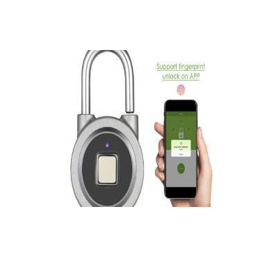 Smart Fingerprint Padlock Door Lock IP65 Waterproof