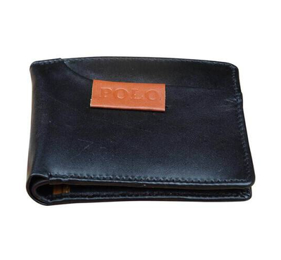Men's Leather Wallet-Black