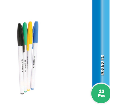 Econo FX ball point pen Black ink color- 24 pcs pens per quantity