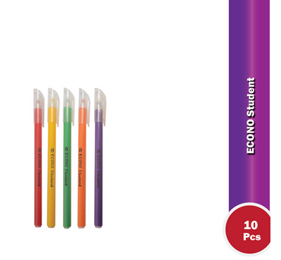 Econo Student Ball point pen Black ink color- 30 pcs pens per quantity