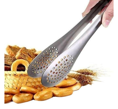 Stainless Steel Food Clip - Silver