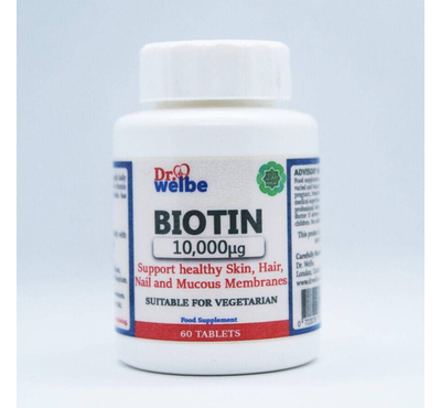 Biotin 10000ug For Hair Growth Healthy hair Nail And Skin Care