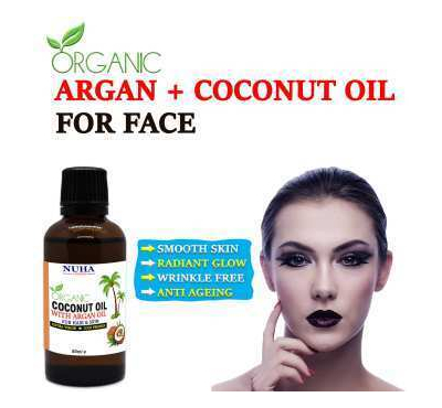 Organic Coconut Oil With Moroccan Oil 50ML