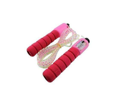 Skipping Rope With Automatic Counter - Red