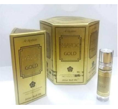 HAVOC GOLD CONCENTRATED PERFUME (6ML) - 6 PIECE COMBO