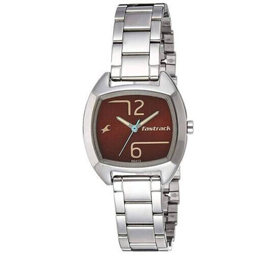 Fastrack Analog Brown Dial Girls Watch