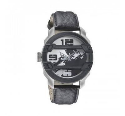 Fastrack Gray Leather Analog Watch for Men