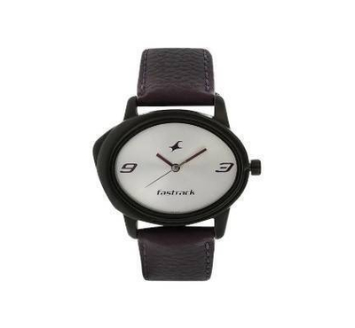 Fastrack Leather Analoge Ladies Watch