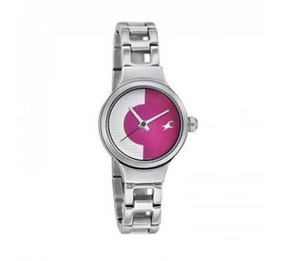 Fastrack Pink Dial Ladies Watch
