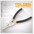 TOLSEN External Circlip Pliers, Straight (180mm, 7") Dipped Handle 10087