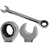 TOLSEN 18mm Ratchet Gear Spanner Fixed Head Combination Wrench Cr-V 15214, 3 image