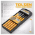 TOLSEN Industrial 5pcs Powder Coated Punch Tool Set with Case (HRC56-62) 25091, 2 image
