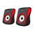 2.0CH USB 3.5MM Portable Speakers-Red