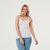 1pc White Tank Tops/CamiSole