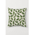 1pc White & Green Cushion Cover 20"x20"