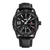 Naviforce NF9117 - Black PU Leather Analog Watch