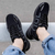Stylish Fashion Sneakers For Men-Black, 3 image
