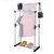Stainless Steel Double Pole Cloth Rack, 2 image
