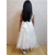 White Decorative Tissu Gown(3-6Y), 3 image