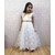 White & Golden Sequence Gown(5-6Y)
