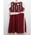 Cotton Frock For Girls-Maroon(3-4 Y)