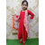 Girls Party Frock-Red(5-6Y), 2 image