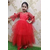 Red Color Girls Party Gown(3-4Y)