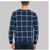 Navy Blue Blazer Sweatshirts For Men, 2 image