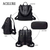 Women Leather Anti-Theft Backpack, 3 image