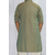 Olive Long Sleeve Fashionable Short Panjabi For Men, 2 image