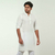 White Long Sleeve Fashionable Short Panjabi For Men, 2 image