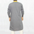 Dark Gray Long Sleeve Fashionable Short Panjabi For Men, 4 image
