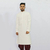 Off White Long Sleeve Fashionable Short Panjabi For Men