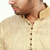 Golden Long Sleeve Fashionable Short Panjabi For Men, 3 image