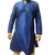Royal Blue Long Sleeve Fashionable Short Panjabi For Men