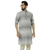 Light Ash Long Sleeve Fashionable Short Panjabi For Men