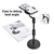 Desktop Mobile Phone Holder Stand 360 Rotate For Live Streaming Shoot, 2 image