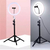 12 inch Selfie Ring Light with Tripod Stand & Cell Phone Holder For Live Stream/Makeup
