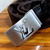 Black Luxurious Louis Vuitton Genuine Leather Silver Buckles Belt, 2 image