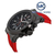 Michael Kors Dylan Chronograph Black Dial Red Silicone Belt Mens Watch-MK8382, 2 image