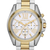 Michael Kors Bradshaw Chronograph Silver And Gold-Tone Band Unisex Watch-MK5627