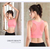 All In One (Sports Bra and Blouse)-Salmon, Size: M