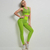 Antibacterial Sport Bra And Yoga Pant Set- Parrot Green, Size: L, 2 image