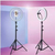 Ring Light Photo Studio Camera Makeup ,Video Light Lamp with Tripod for Smartphone, 3 image