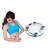 RTB Electronic Thick Tempered Glass and LCD Display Digital Personal Bathroom Health Body Weighing Scales for Human Body (Round-Shape), 2 image