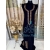 Fashionable Black Unstich Salwar Kamiz 3pcs For Women